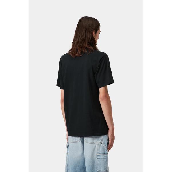 Carhartt WIP Script T-Shirt Deep Night - Gentle Green