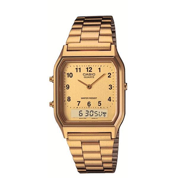 Casio Analog - Digital Vintage Watch AQ230GA-9BVT Gold