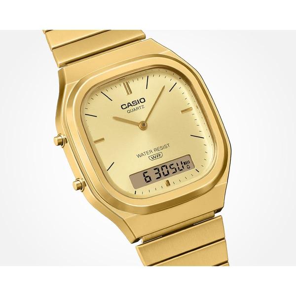 Casio Analog - Digital Vintage Watch AQ240E-9A Gold