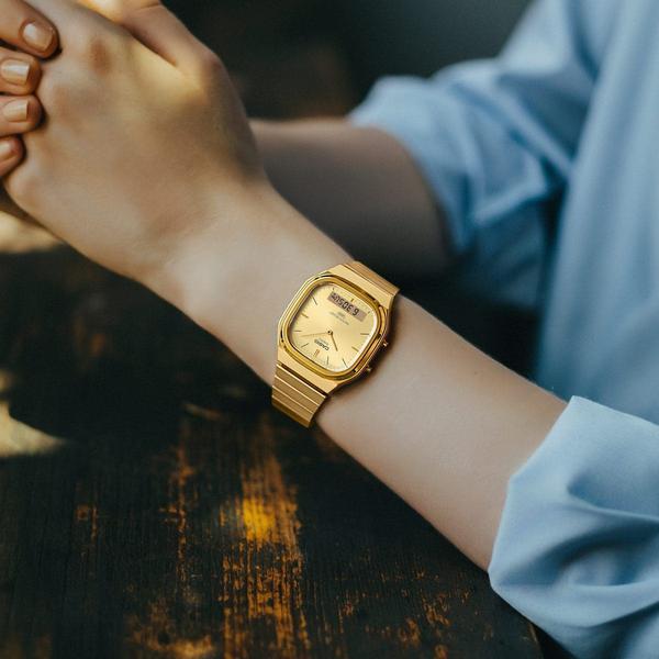 Casio Analog - Digital Vintage Watch AQ240E-9A Gold