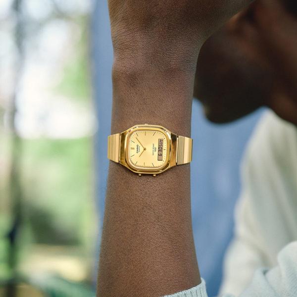 Casio Analog - Digital Vintage Watch AQ240E-9A Gold