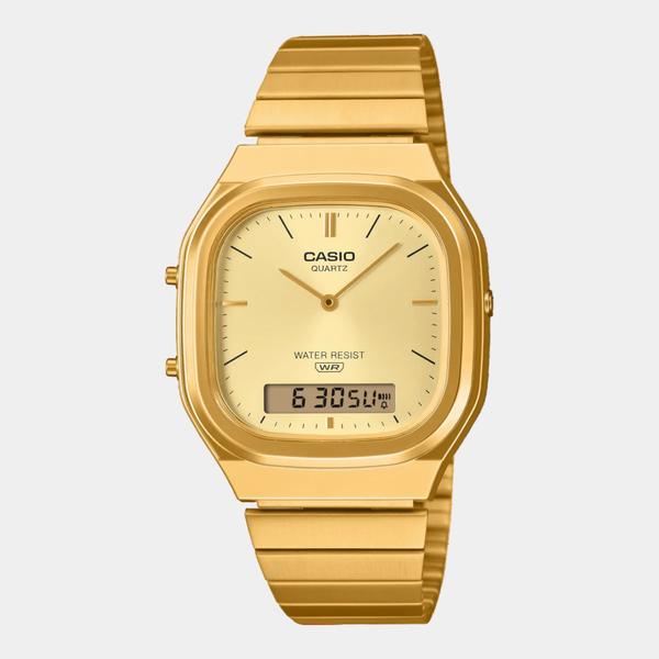 Casio Analog - Digital Vintage Watch AQ240E-9A Gold