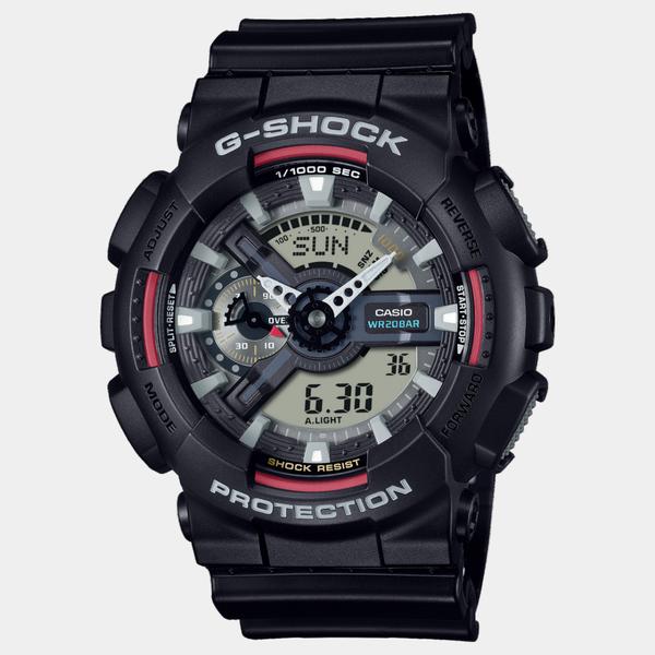 Casio G-Shock Analog-Digital Watch GA110RL-1A Black - Red