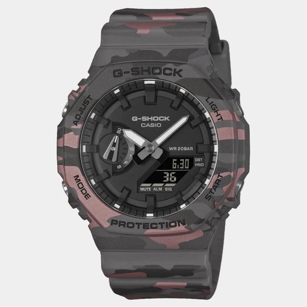 Casio G-Shock Analog-Digital Watch GA2100CM-8A Brown Camo