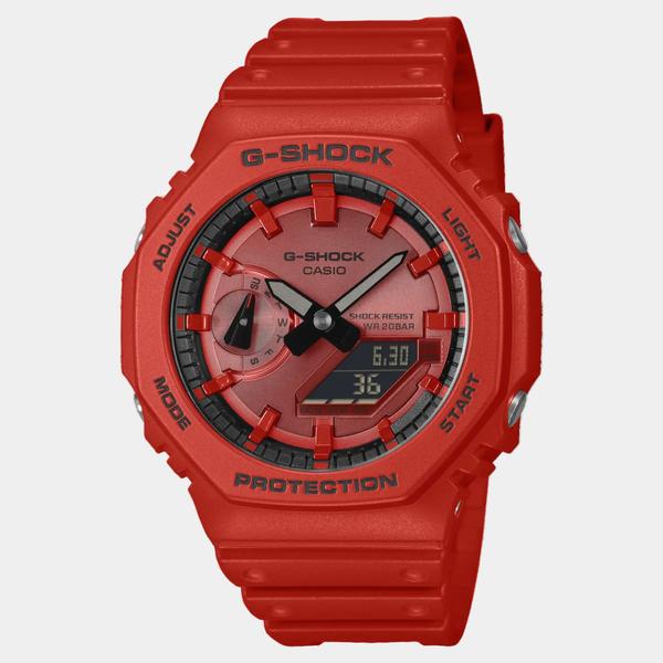 Casio G-Shock Analog-Digital Watch GA2100RRB-4A Red