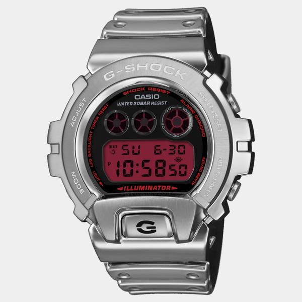 Casio G-Shock Analog-Digital Watch GA6900YRA-8 Silver - Red