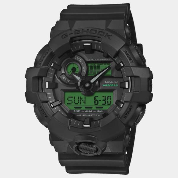 Casio G-Shock Analog-Digital Watch GA700BEG-1A Black - Green