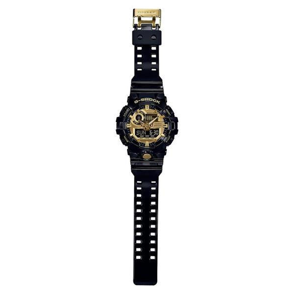 Casio G-Shock Analog-Digital Watch GA710GB-1A Black - Gold