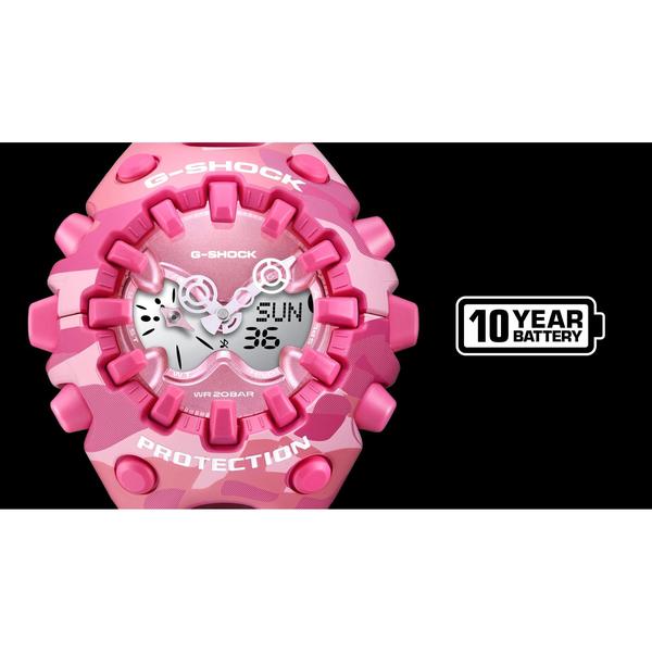 Casio G-Shock Analog-Digital Watch GAV01CMG-4A Pink Camo