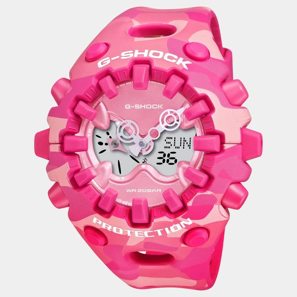 Casio G-Shock Analog-Digital Watch GAV01CMG-4A Pink Camo