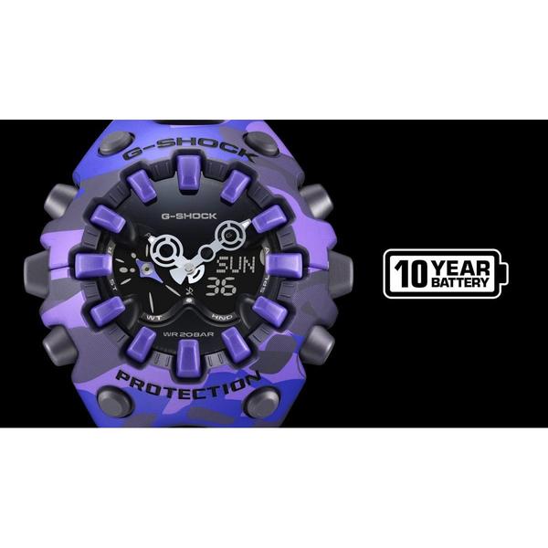 Casio G-Shock Analog-Digital Watch GAV01CMG-6A Purple Camo