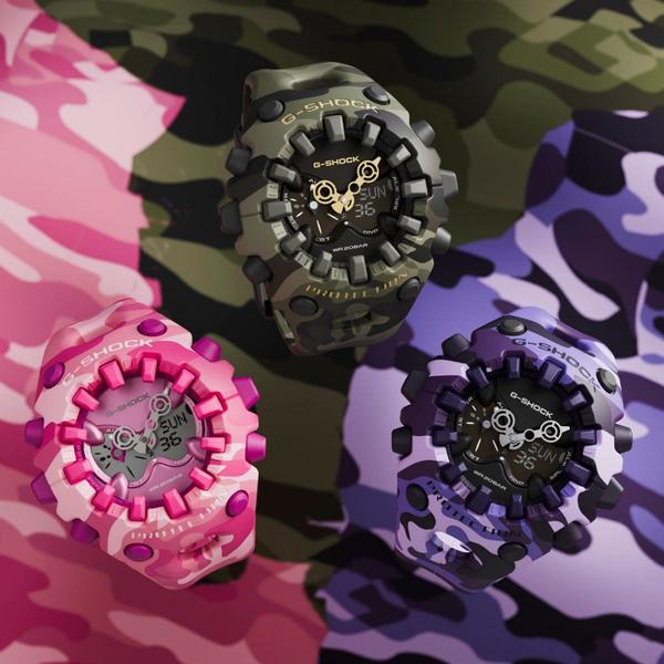 Casio G-Shock Analog-Digital Watch GAV01CMG-6A Purple Camo