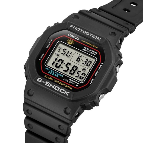 Casio G-Shock Digital Watch DW5600RL-1 Black - Red - Blue