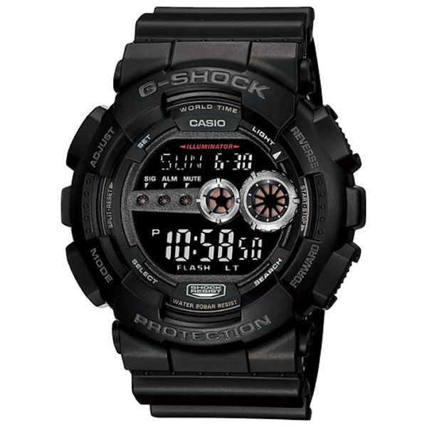 Casio G-Shock Digital Watch GD100-1B Black