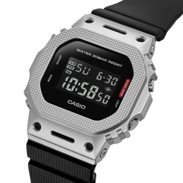 Casio G-Shock Digital Watch GM5600M-1 Silver - Black