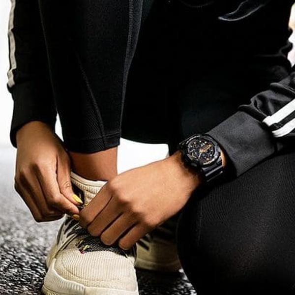 Casio G-Shock Digital Watch GMAS140M-1A Black - Gold