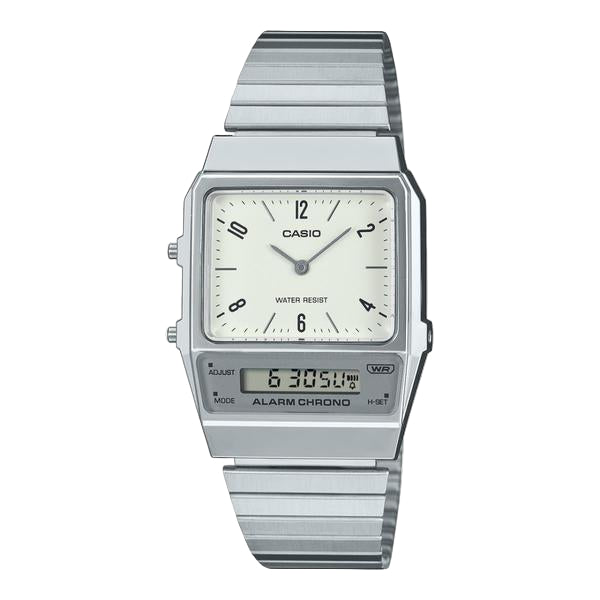 Casio Vintage Collection Analog - Digital Watch AQ800E-7A2VT Silver