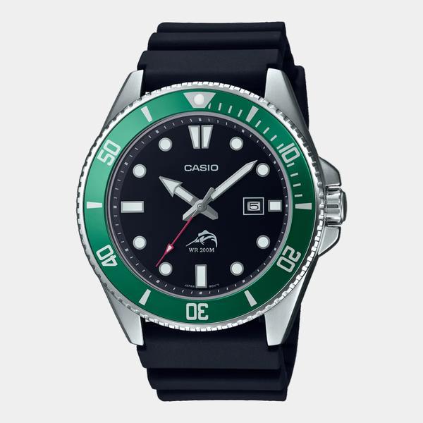 Casio Vintage Collection Analog Watch MDV106B-1A3V Green - Black