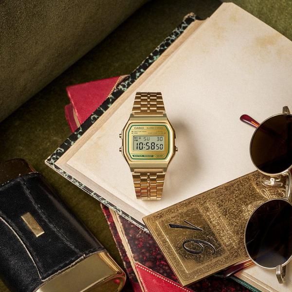 Casio Vintage Collection Digital Watch A158WEGV-9A Gold