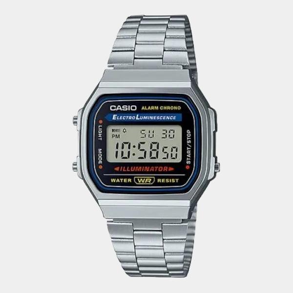 Casio Vintage Collection Digital Watch A168W-1 Silver