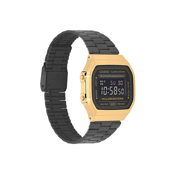 Casio Vintage Collection Digital Watch A168WEGB-1BVT Black - Gold