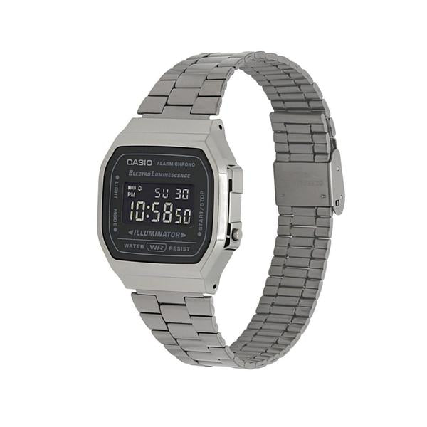 Casio Vintage Collection Digital Watch A168WGG-1BVT Gun Metal