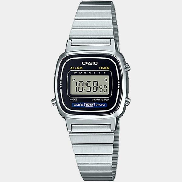 Casio Vintage Collection Digital Watch Small LA670WA-1 Silver