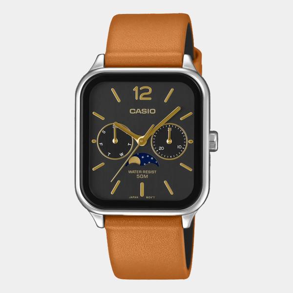Casio Vintage Collection Standard Watch MTPM305LC-1AV Black - Gold - Brown