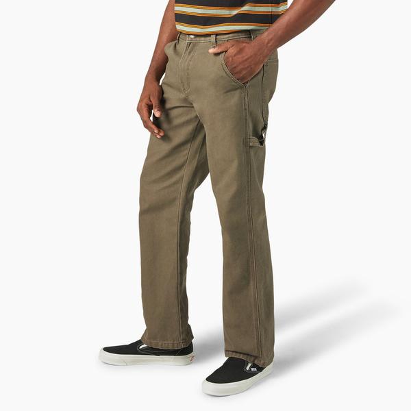 Dickies Canvas Carpenter Pants Military Green