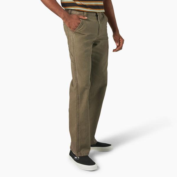 Dickies Canvas Carpenter Pants Military Green