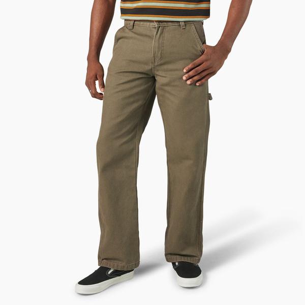 Dickies Canvas Carpenter Pants Military Green