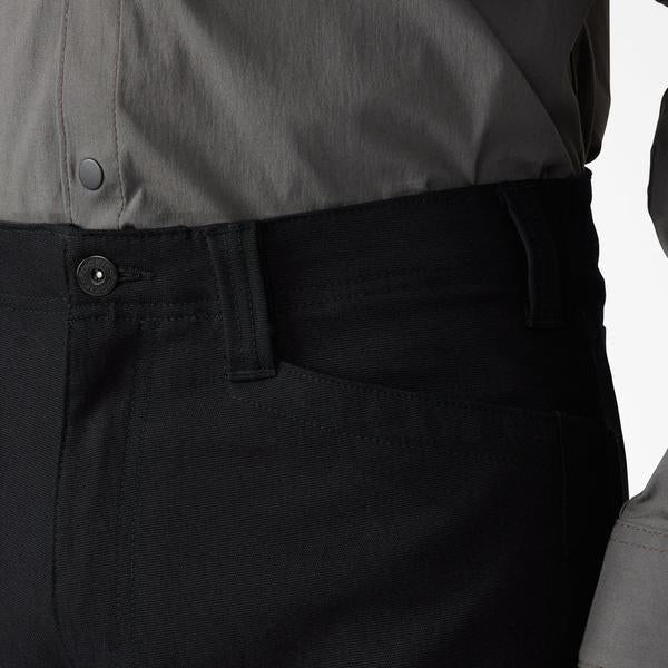 Dickies Flex Fit Tradebuilt Duck Canvas Double Knee Pants Black