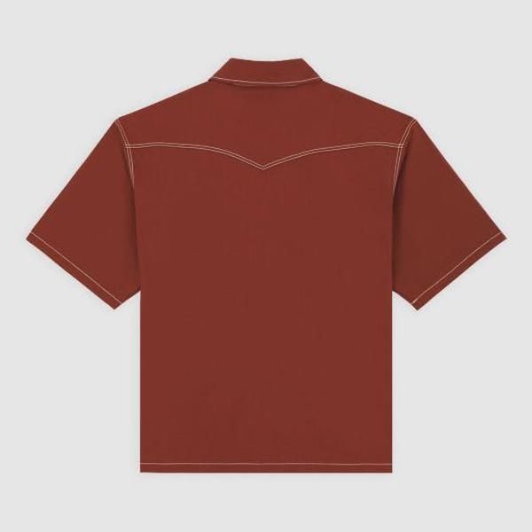 Dickies River Ranch Western Shirt Cappuccino