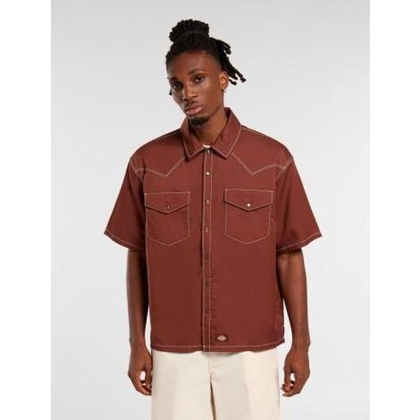 Dickies River Ranch Western Shirt Cappuccino