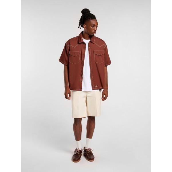 Dickies River Ranch Western Shirt Cappuccino