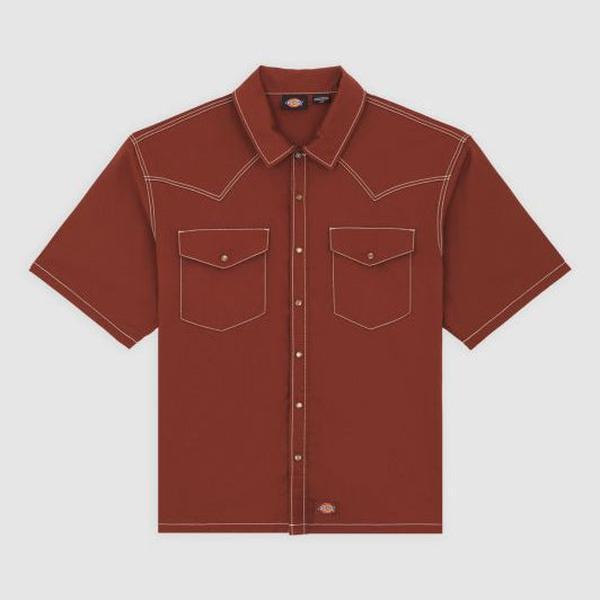 Dickies River Ranch Western Shirt Cappuccino