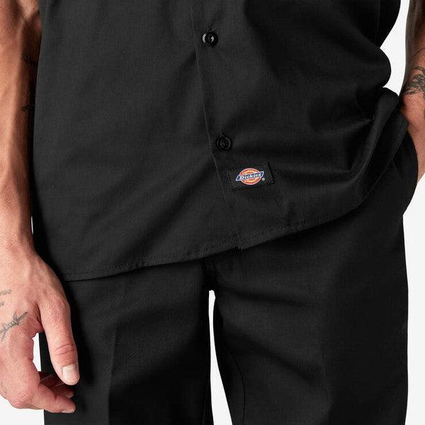 Dickies Short Sleeve Twill Work Shirt Black
