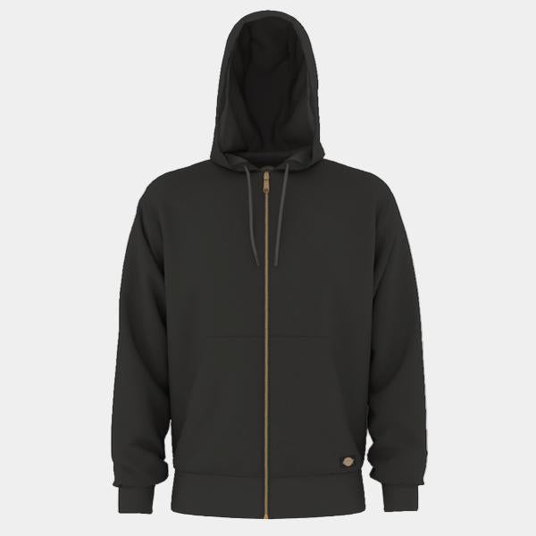 Dickies Thermal Lined Fleece Zip Hoody Black