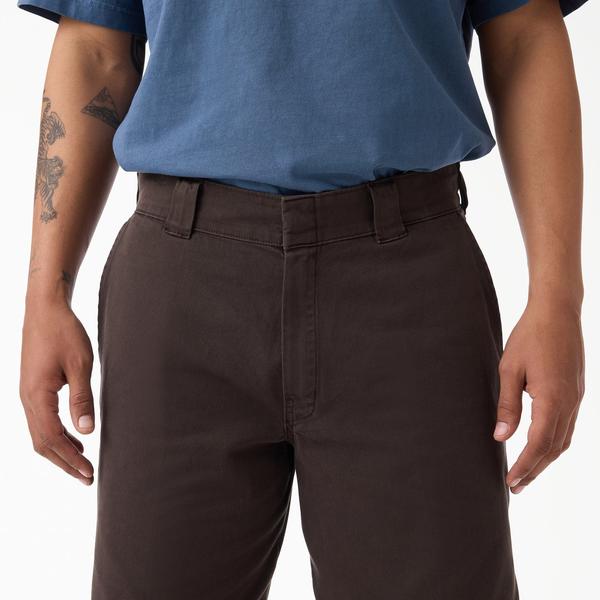 Dickies Worn In Loose 13" Work Shorts Dark Brown