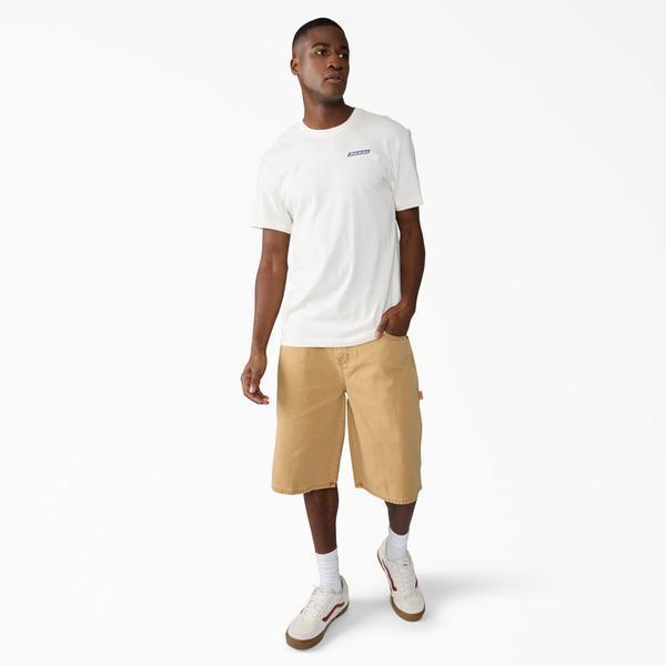 Dickies Worn In Relaxed 13" Carpenter Shorts Brown Duck Canvas