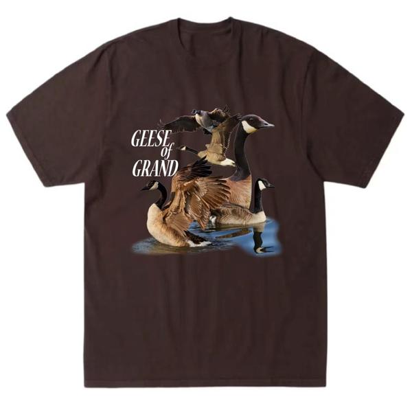 Grand Collection Geese Of Grand T-Shirt Espresso