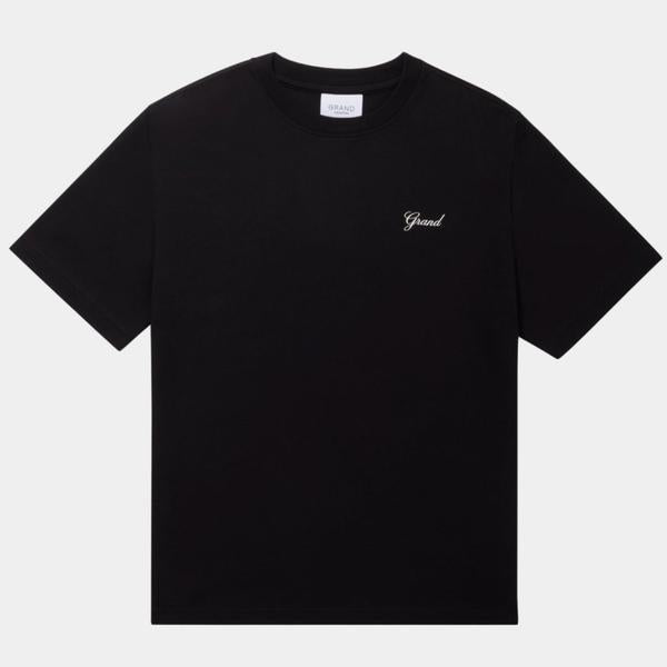 Grand Collection Grand Script T-Shirt Black
