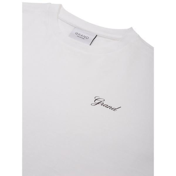 Grand Collection Grand Script T-Shirt White