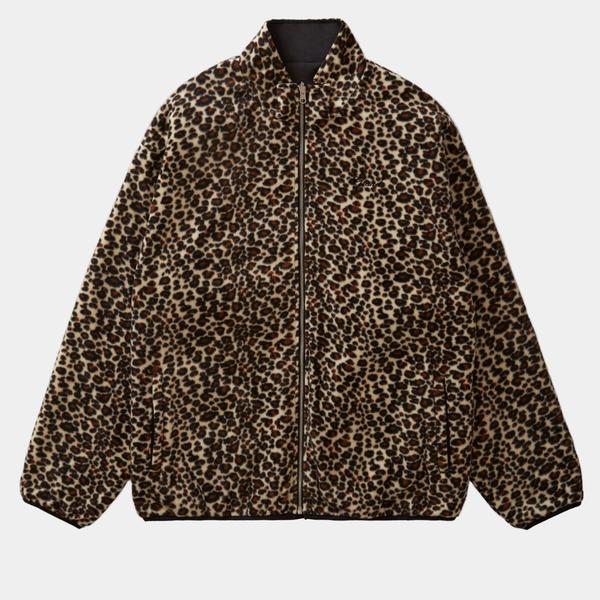Grand Collection Reversible Leopard Fleece Jacket