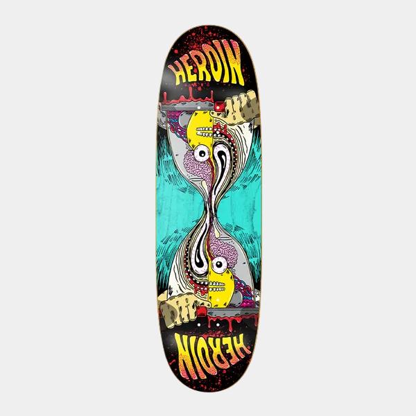 Heroin Skateboards Merged Anatomy Razor Egg Deck 9.25"