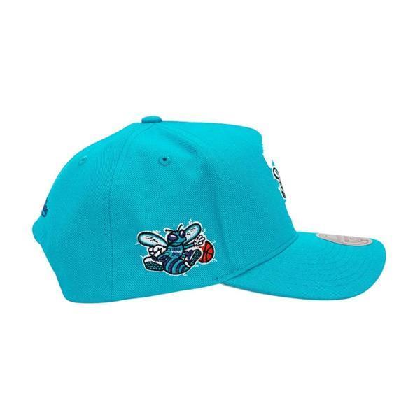 Mitchell & Ness Charlotte Hornets Double Clutch Pro HWC Snapback Hat Teal