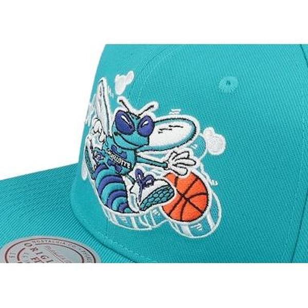 Mitchell & Ness Charlotte Hornets Gshadow HWC Snapback Hat  Teal