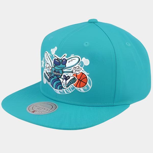 Mitchell & Ness Charlotte Hornets Gshadow HWC Snapback Hat  Teal