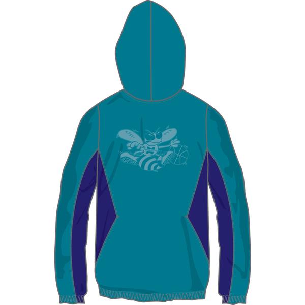 Mitchell & Ness Charlotte Hornets Playmaker Full Zip NBA Windbreaker Jacket Teal - Purple