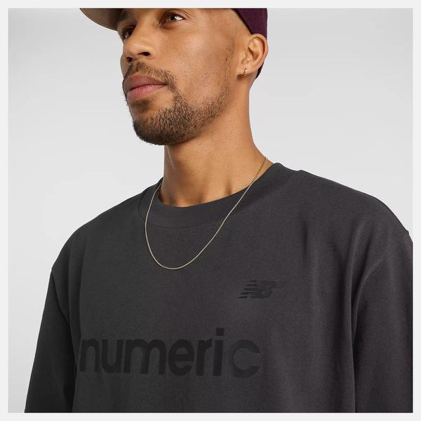 New Balance Numeric Cotton T-Shirt Faded Black